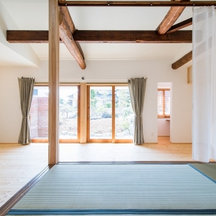 素敵なエントランスのある家