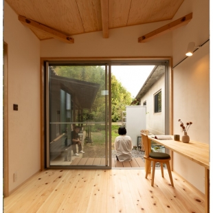 庭の小屋で自分時間