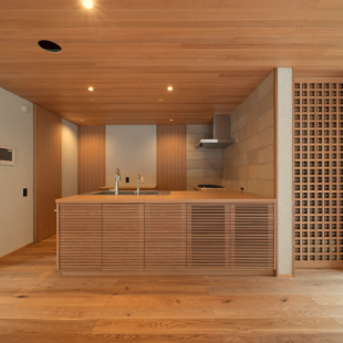アーチ屋根の家