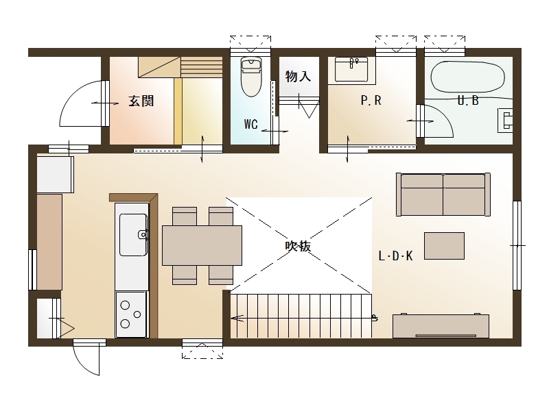 1階間取り